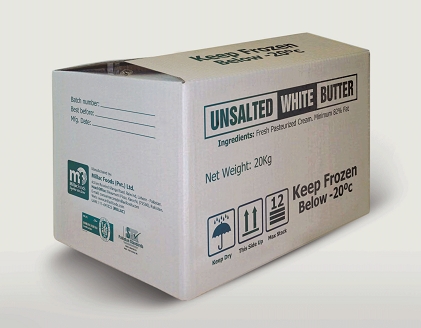 unsalted butter carton