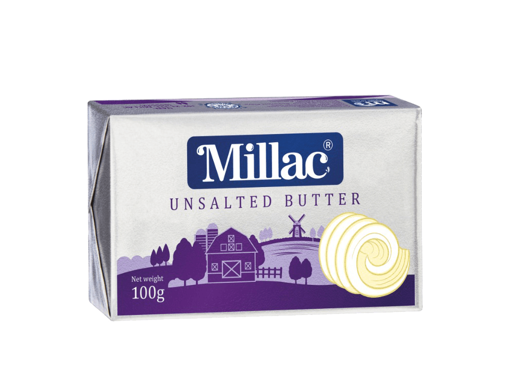 Millac-UnSalted-Butter-100gm