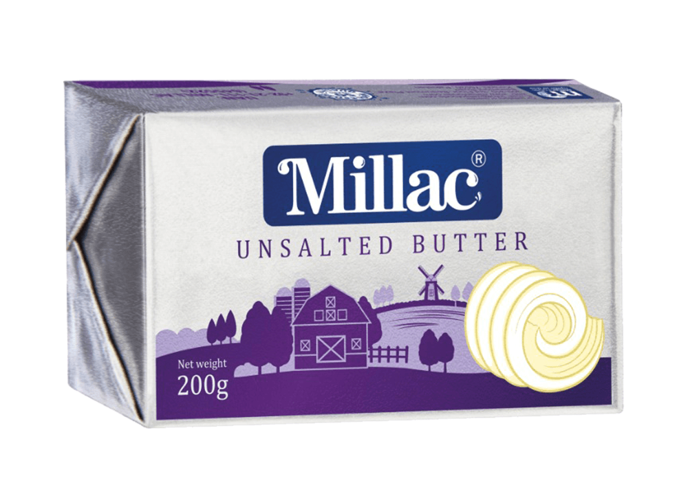 Millac-UnSalted-Butter-200gm